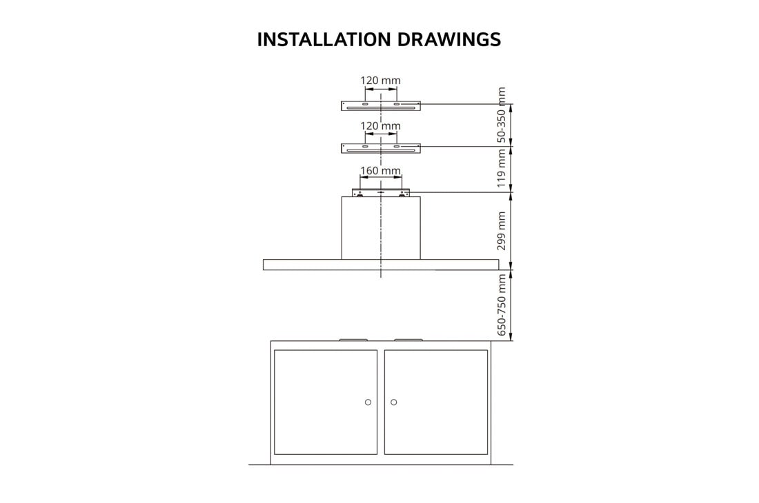 LG Απορροφητήρας Καμινάδα LG 90cm με ThinQ, HCEZ3626S, HCEZ3626S, thumbnail 11