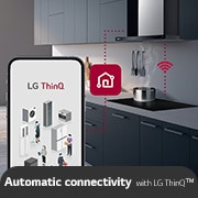 LG Απορροφητήρας Καμινάδα LG 60cm με ThinQ, HCEZ2426S, HCEZ2426S, thumbnail 3