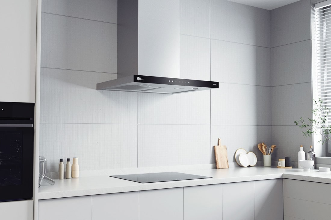 LG Απορροφητήρας Καμινάδα LG 60cm με ThinQ, HCEZ2426S, HCEZ2426S, thumbnail 4