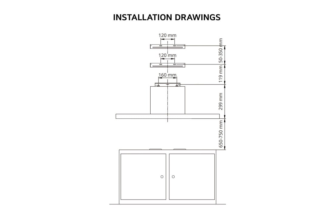 LG Απορροφητήρας Καμινάδα LG 60cm με ThinQ, HCEZ2426S, HCEZ2426S, thumbnail 11