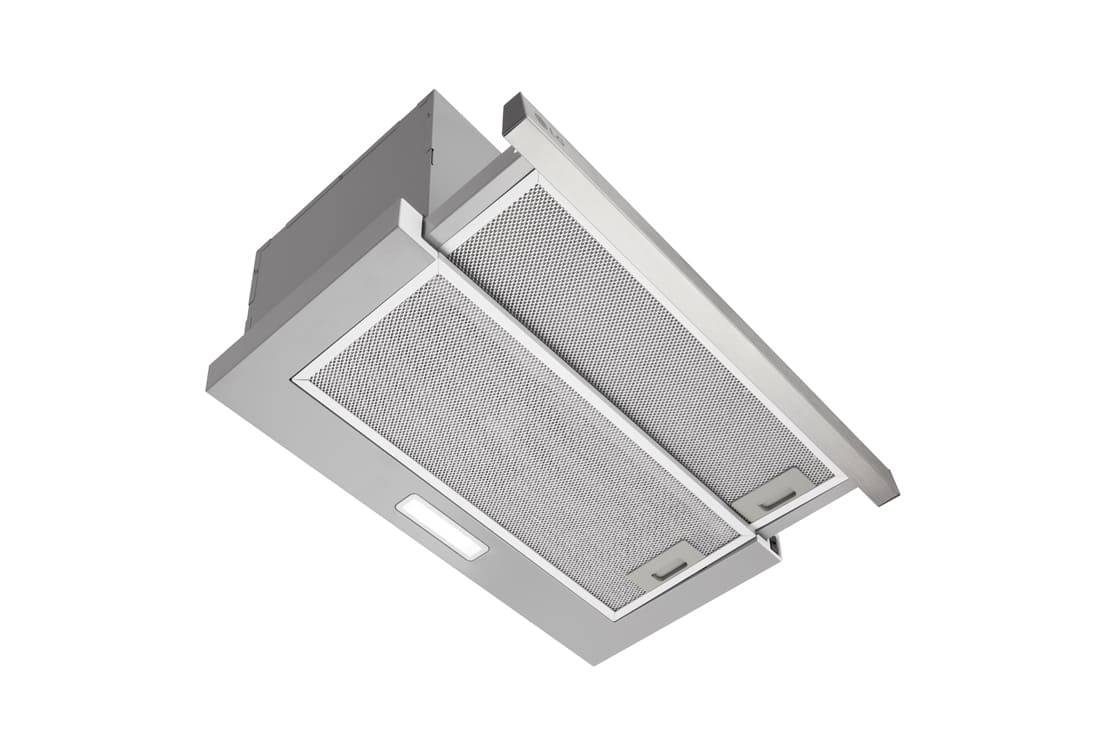 LG Απορροφητήρας Συρόμενος LG 60cm inox με ισχυρή απορρόφηση και LED φωτισμό, Δεξιά πλευρική όψη του συρόμενου απορροφητήρα εκτεταμένου προς τα έξω., HT3Z2413S, thumbnail 10