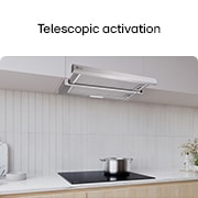 LG Απορροφητήρας Συρόμενος LG 60cm inox με ισχυρή απορρόφηση και LED φωτισμό, Συρόμενος απορροφητήρας που εκτείνεται προς τα έξω από το ντουλάπι., HT3Z2413S, thumbnail 6