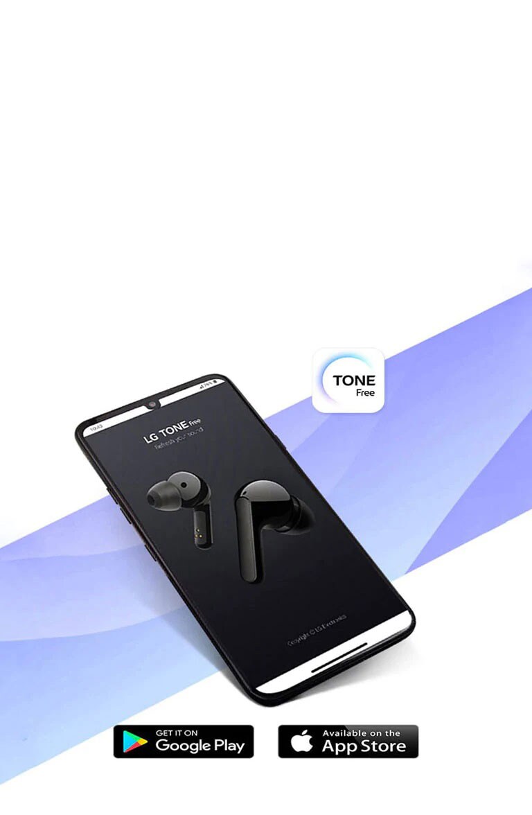 Μεταβείτε στη μίνι σελίδα της εφαρμογής LG TONE Free.