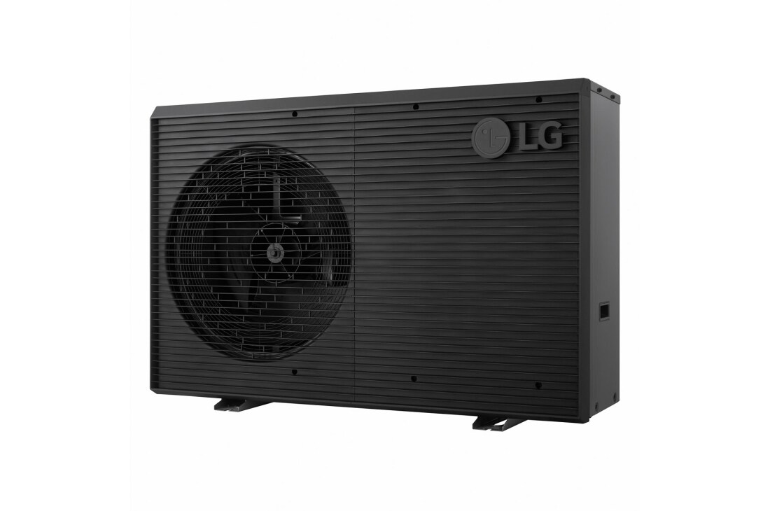 LG R290 Monobloc S, 1Ø, 5kW, Δεξιά πλαϊνή όψη της εξωτερικής μονάδας LG R290 Monobloc S, HM051HFS.UA41, thumbnail 3