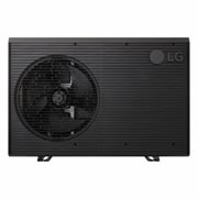 LG R290 Monobloc S, 3Ø, 12kW, Μπροστινή όψη της εξωτερικής μονάδας LG R290 Monobloc S, HM123HFS UB41, thumbnail 1
