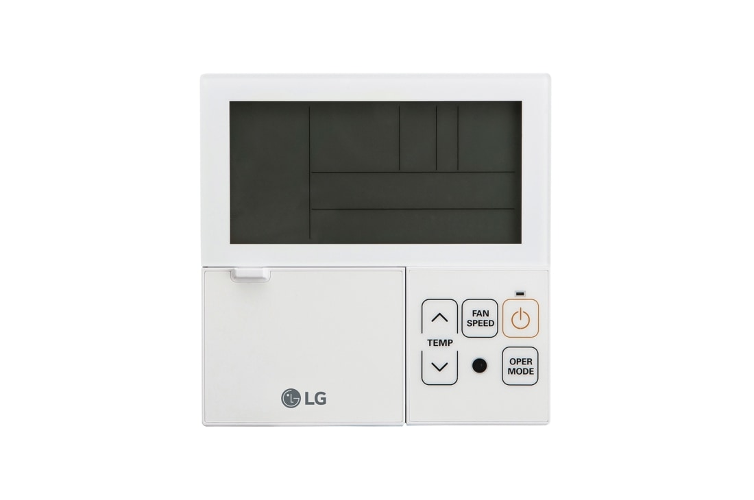 LG Ενσύρματο τοπικό χειριστήριο Standard II λευκό, Μπροστινή όψη, PREMTB001