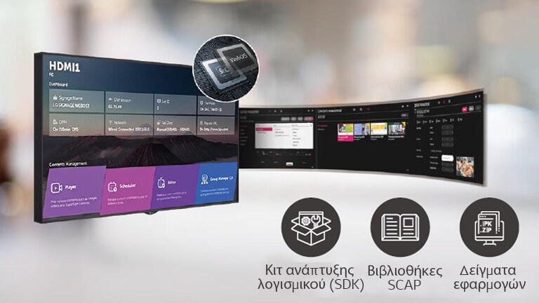 Η πλατφόρμα webOS διευκολύνει τη διευθέτηση πλήθους εργασιών που μπορούν να εκτελούνται ταυτόχρονα.