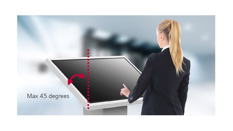 Δυνατότητα εγκατάστασης με κλίση 45 μοιρών (στραμμένο προς τα πάνω)