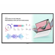 LG Νέo UHD Monitor Signage με επεξεργασία Haze, Εμπρος όψη με εικόνα σε όλη την έπιφάνεια, 49UH5J-H, thumbnail 1