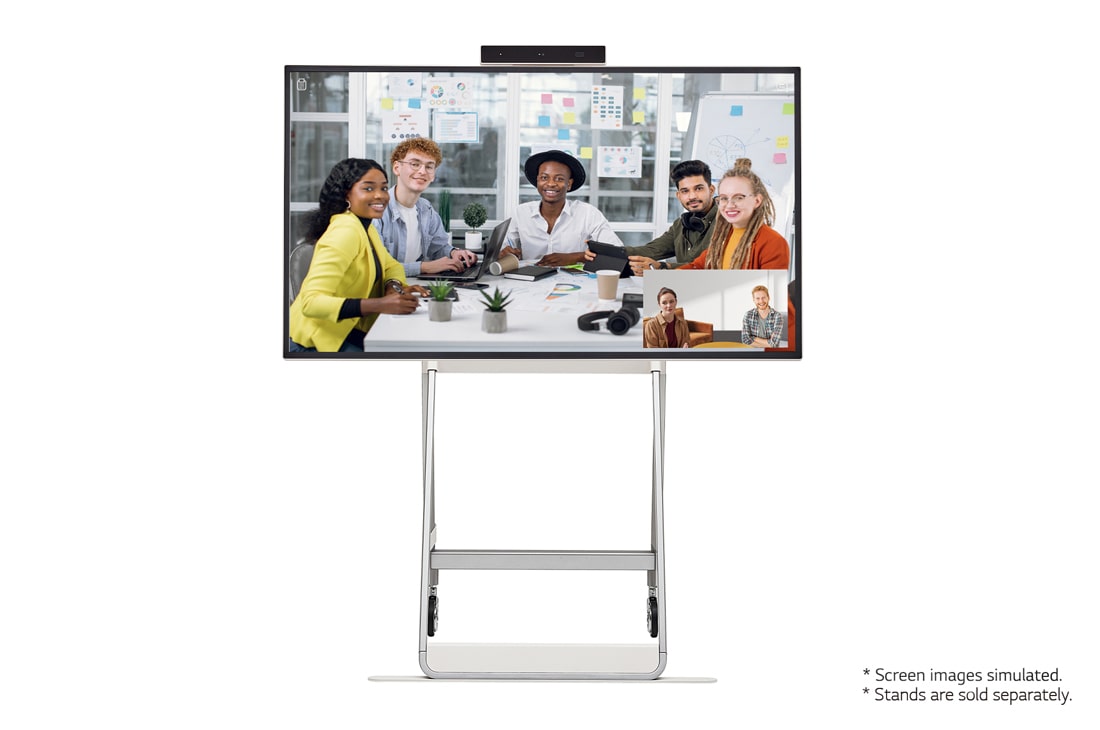 LG One:Quick Flex, Μπροστινή όψη με εικόνα που γεμίζει τον χώρο, 43HT3WN-B