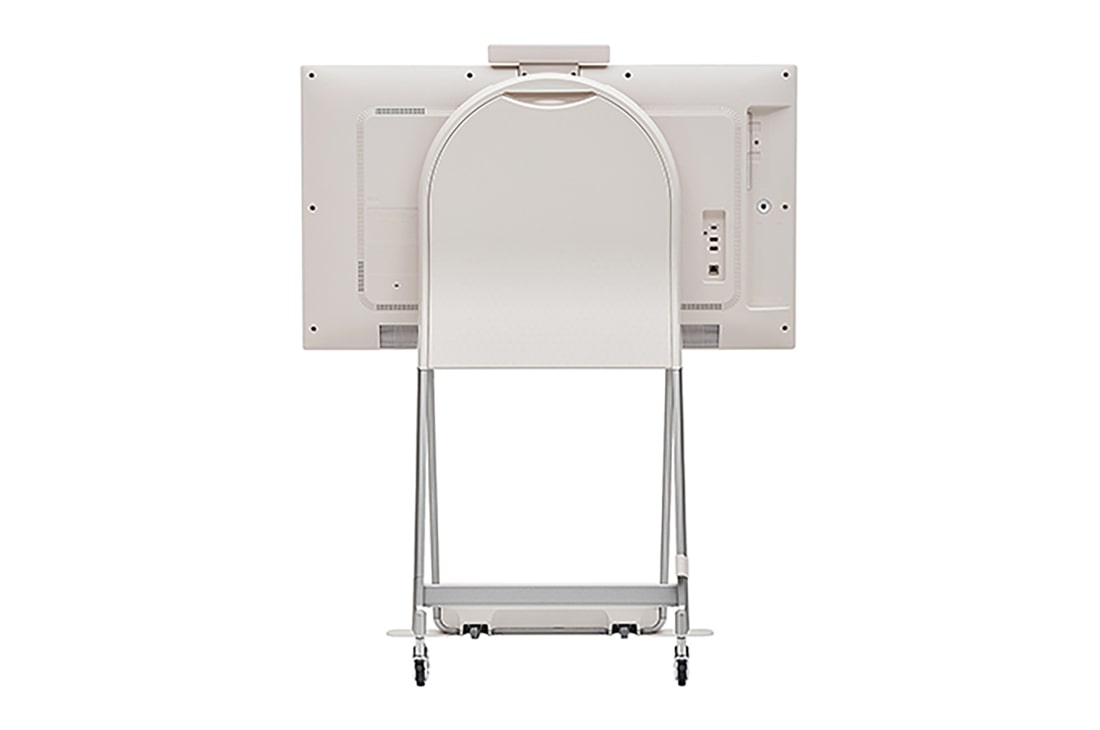 LG One:Quick Flex, Πλαϊνή όψη σε γωνία -45 μοιρών με βάση, λειτουργία πορτρέτου, 43HT3WN-B, thumbnail 11