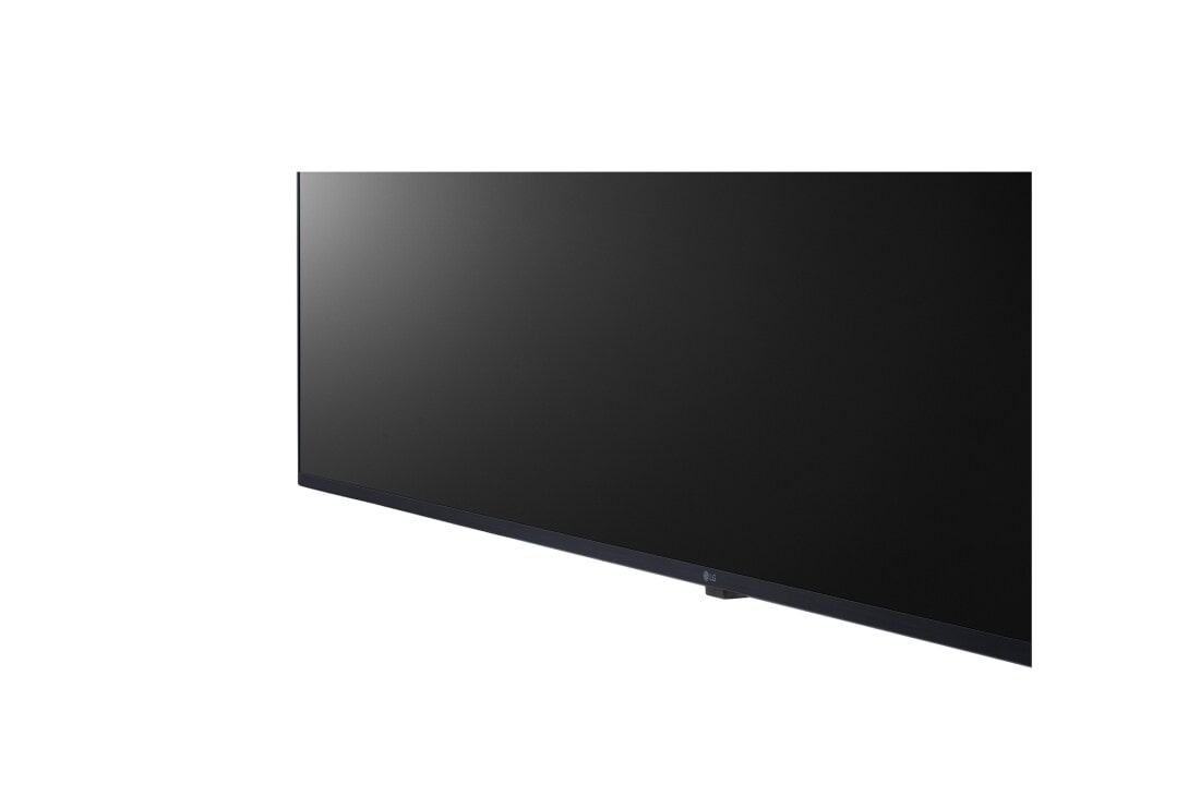 LG webOS UHD Signage, Close-up image of bottom left corner, 55UL3J-M, thumbnail 9
