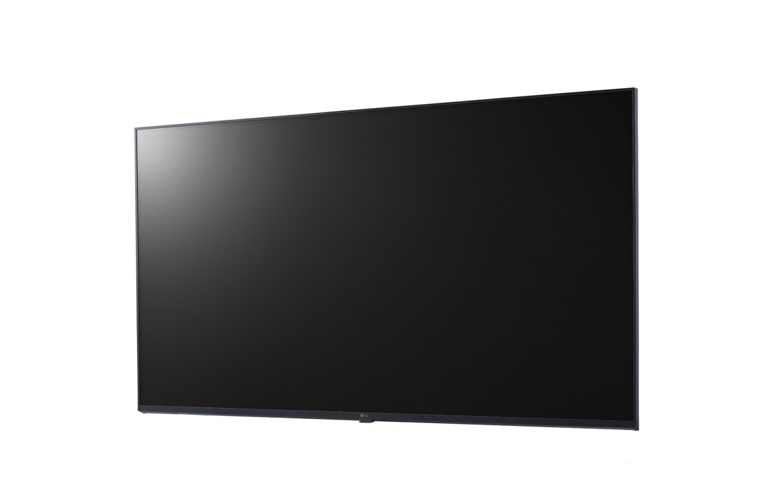 LG webOS UHD Signage, -15 degree side view, 43UL3J-M, thumbnail 3