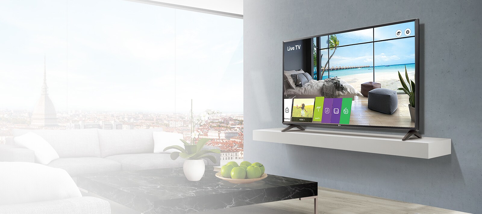 Βασική επαγγελματική τηλεόραση με πολλαπλή χρήση