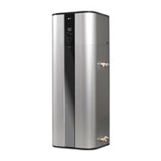 LG Αντλία θερμότητας για παραγωγή ζεστού νερού χρήσης (Water Heater) R134a 200 l – SG Ready, Κάτοψη του θερμαντήρα νερού αντλίας θερμότητας LG WH20STR2.FA σε luxury silver με σχεδιασμό floor standing., WH20STR FA, thumbnail 2