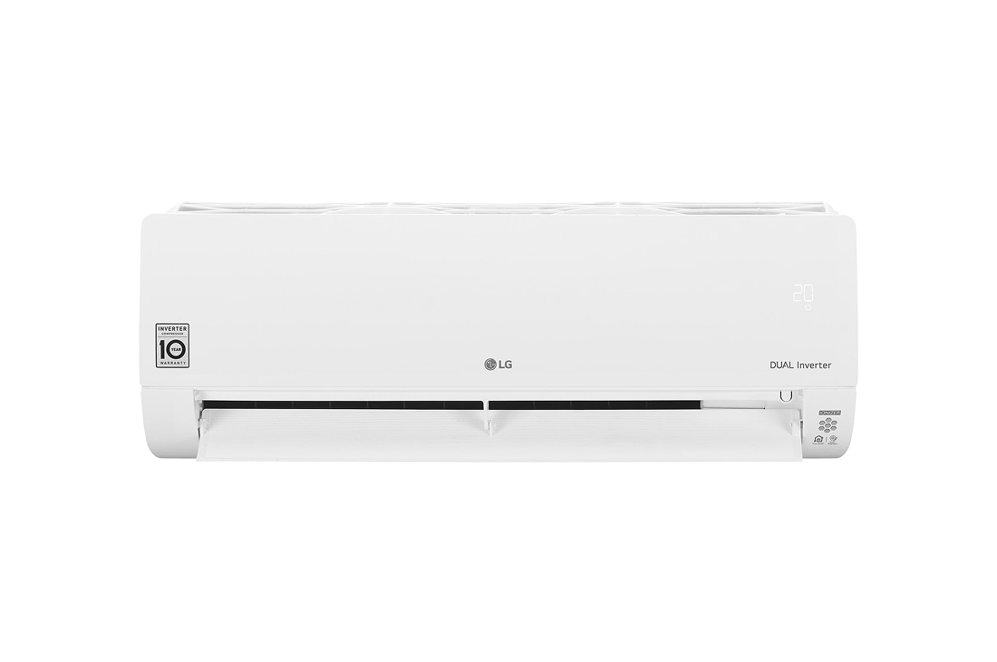 LG Wall Mounted, Indoor Unit, 30k Btu	, Μπροστινή όψη της επιτοίχιας μονάδας LG με την περσίδα ανοικτή, PM15SK, thumbnail 2