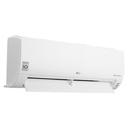 LG Wall Mounted, Indoor Unit, 30k Btu	, Αριστερή πλαϊνή όψη της επιτοίχιας μονάδας LG με την περσίδα ανοικτή, PM15SK, thumbnail 4