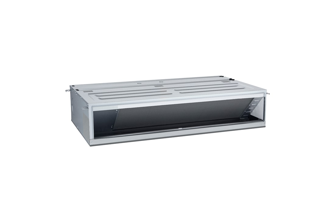 LG Εσωτερική μονάδα αεραγωγών 42.000 ΒTU/h, Μπροστινή όψη της επιτοίχιας μονάδας LG με την περσίδα ανοικτή, UM42F, thumbnail 2
