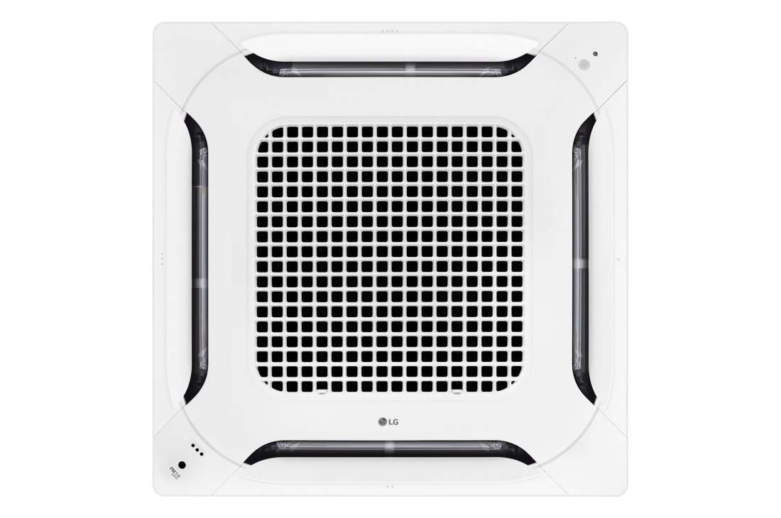 LG Round Cassette, 4 κατευθύνσεων, εσωτερική μονάδα, 36k Btu, Πλαϊνή όψη του LG Round Cassette, UT30F, thumbnail 3