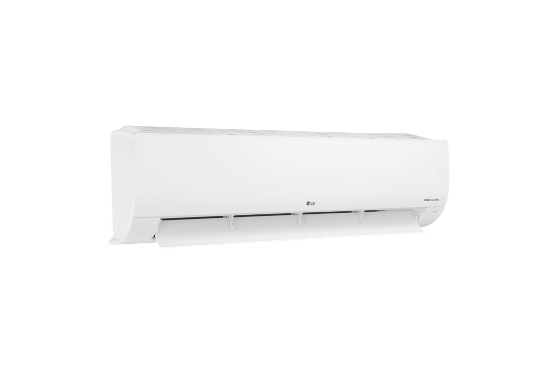 LG Wall Mounted, Indoor Unit, 30k Btu	, Αριστερή πλαϊνή όψη της επιτοίχιας μονάδας LG με την περσίδα ανοικτή, US30F, thumbnail 4