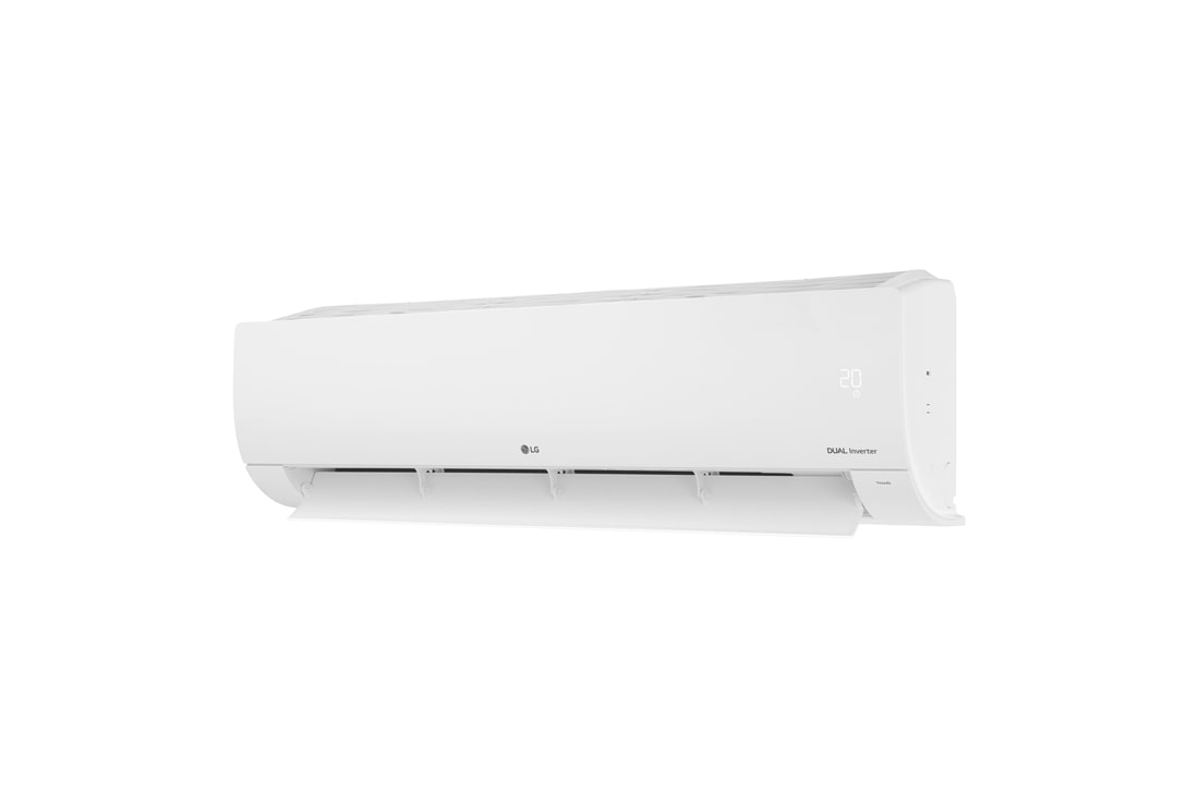 LG Wall Mounted, Indoor Unit, 30k Btu	, Δεξιά πλαϊνή όψη της επιτοίχιας μονάδας LG με την περσίδα ανοικτή, US30F, thumbnail 6