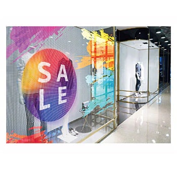 Έγχρωμη διαφανής μεμβράνη LED1