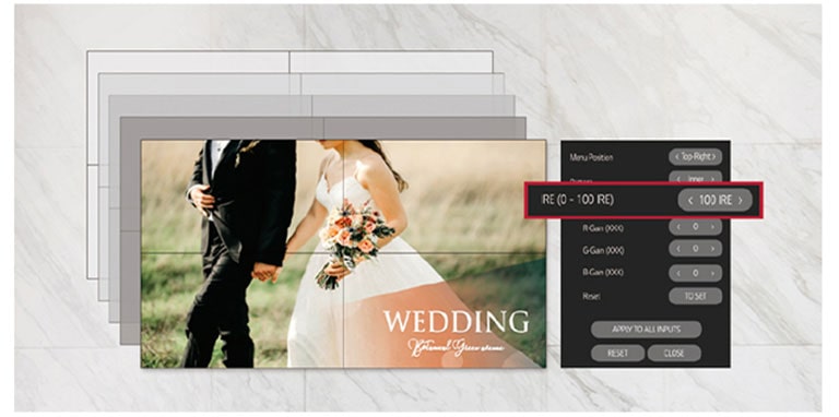 Στο μοντέλο VM5J-H, η ρύθμιση της ισορροπίας λευκού μπορεί να γίνει με μεγαλύτερη ακρίβεια.
