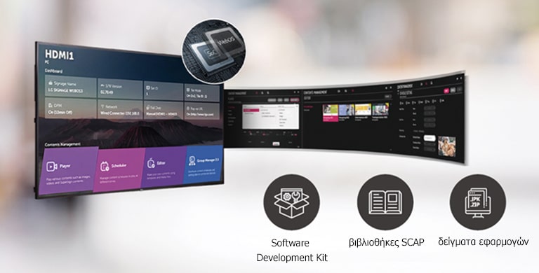 Ένα πλήθος εργασιών μπορούν να εκτελούνται ταυτόχρονα χάρη στο διαισθητικό GUI.