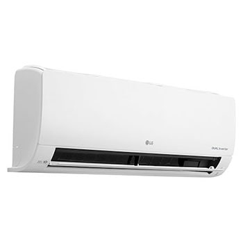 LG Wall Mounted, Indoor Unit, 30k Btu	, Αριστερή πλαϊνή όψη της επιτοίχιας μονάδας LG με την περσίδα ανοικτή, PM05SK, thumbnail 4