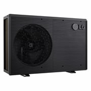 LG R290 Monobloc S, 1Ø, 5kW, Αριστερή πλαϊνή όψη της εξωτερικής μονάδας LG R290 Monobloc S, HM051HFS.UA41, thumbnail 2