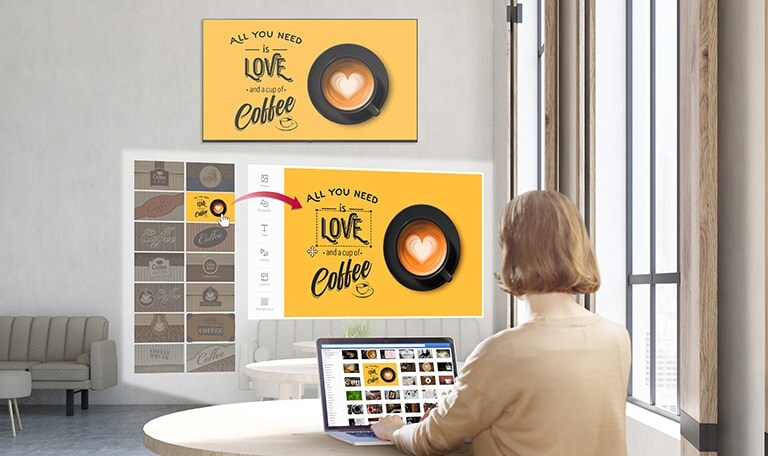 Κατάλληλο για μικρές και μεσαίες επιχειρήσεις, το λογισμικό διαχείρισης περιεχομένου από την LG προσφέρει βολικές εμπειρίες στους χρήστες, συνδέοντας τους πελάτες με ένα φάσμα υπηρεσιών και πυροδοτώντας τη δημιουργικότητά τους.