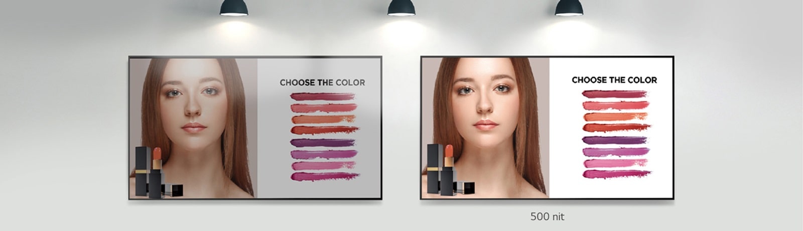 Η UM5J έχει φωτεινότητα 500 nit, ώστε να είναι ευδιάκριτη, ακόμη και κάτω από έντονο φως.