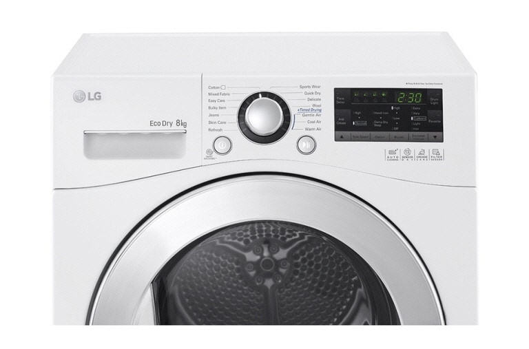 LG Στεγνωτήριο Ρούχων 8 kg με Αντλία Θερμότητας, RC8055AH2M, thumbnail 3