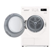 LG Στεγνωτήριο 9kg Υβριδικό με Αντλία Θερμότητας, front view, RHX1009NWH, thumbnail 2