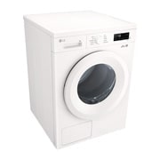 LG Στεγνωτήριο 9kg Υβριδικό με Αντλία Θερμότητας, left view, RHX1009NWH, thumbnail 8