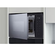 LG Εντοιχιζόμενος φούρνος μικροκυμάτων LG, ανοξείδωτο ατσάλι, Πάνελ ελέγχου αφής, Left view, MGBZ2593F, thumbnail 3