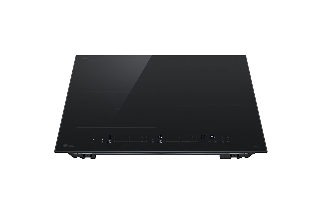 LG Εντοιχιζόμενη Επαγωγική Εστία 60cm, 4 Εστίες με 1 ευέλικτη ζώνη, Οθόνη αφής, top view, CBIZ2435B, thumbnail 2