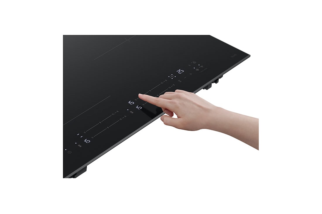 LG Εντοιχιζόμενη Επαγωγική Εστία 60cm, 4 Εστίες με 1 ευέλικτη ζώνη, Οθόνη αφής, Control panel, CBIZ2435B, thumbnail 6