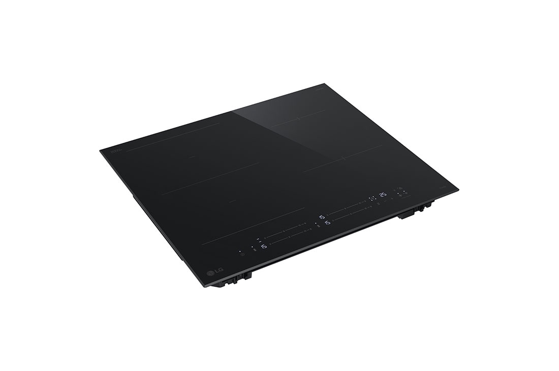 LG Εντοιχιζόμενη Επαγωγική Εστία 60cm, 4 Εστίες με 1 ευέλικτη ζώνη, Οθόνη αφής, left side display on , CBIZ2435B, thumbnail 8