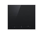 LG Εντοιχιζόμενη Επαγωγική Εστία 60cm, 4 Εστίες με 1 ευέλικτη ζώνη, Οθόνη αφής, top view display on , CBIZ2435B, thumbnail 5