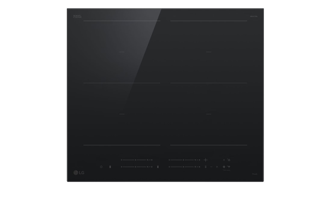 LG Εντοιχιζόμενη Επαγωγική Εστία 60cm, 4 Εστίες με 2 ευέλικτες ζώνες, Οθόνη αφής, CBIZ2437B, thumbnail 2
