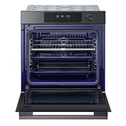 LG Εντοιχιζόμενος Φούρνος InstaView™ 76L,  Α+, Air Fry, Πυρόλυση, Δεξιά πλαϊνή όψη (ανοικτή), WS7D7631WB, thumbnail 4