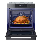 LG Εντοιχιζόμενος Φούρνος InstaView™ 76L,  Α+, Air Fry, Πυρόλυση, Δεξιά πλαϊνή όψη (ανοικτή), WS7D7631WB, thumbnail 5