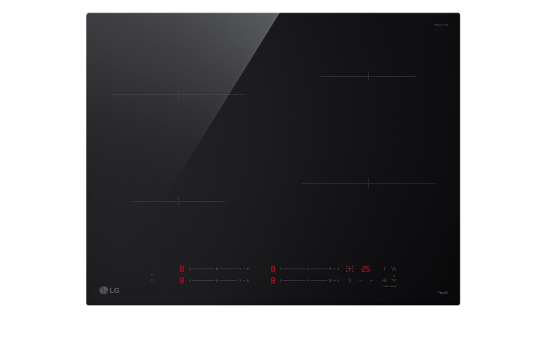 LG Εντοιχιζόμενη Επαγωγική Εστία 60cm, 4 Εστίες, Οθόνη αφής, Κορυφαία, CI5Z2423BN