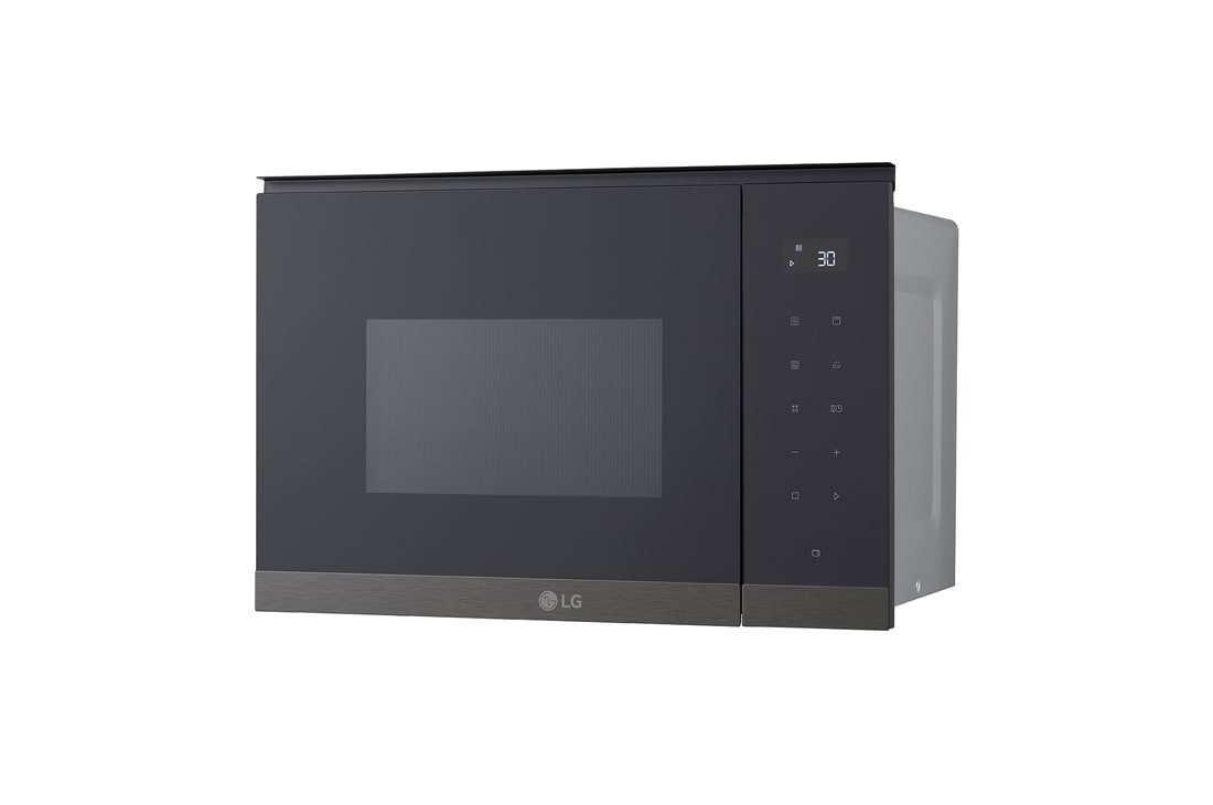 LG Εντοιχιζόμενος Φούρνος Μικροκυμάτων, 25L, Γκριλ, Οθόνη αφής, Perspective view, MG7Z2593B, thumbnail 5