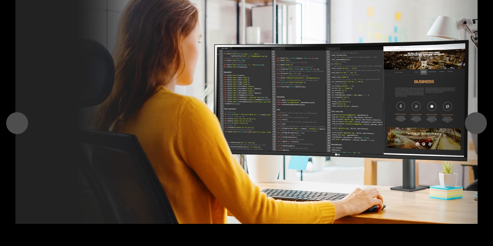 LG Monitor Ergo για προγραμματιστές