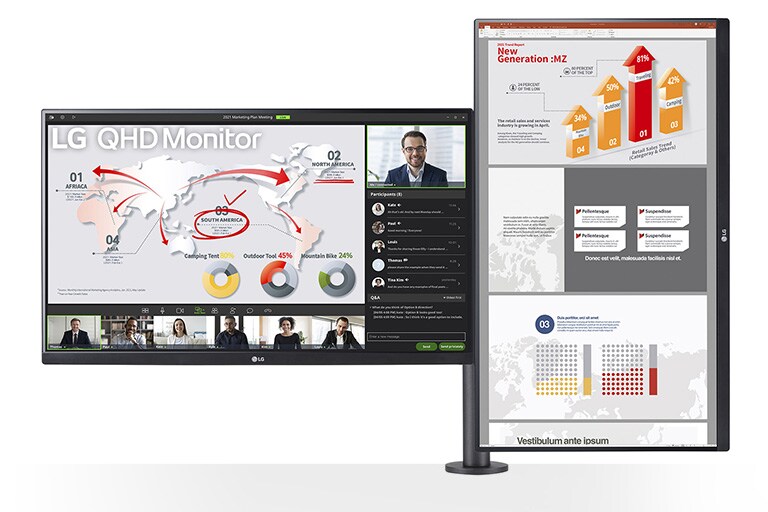 Οθόνη 27" QHD Ergo Dual IPS HDR 27QP88D