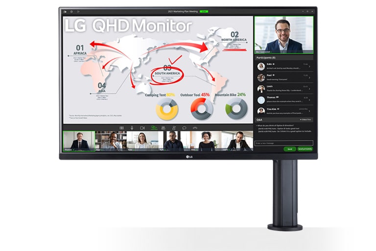 Οθόνη 31,5" QHD Ergo IPS HDR 32QP880