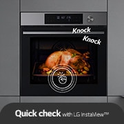 LG Εντοιχιζόμενος Φούρνος InstaView™ 76L,  Α+, Air Fry, Πυρόλυση, Δεξιά πλαϊνή όψη, WSED7612S, thumbnail 3