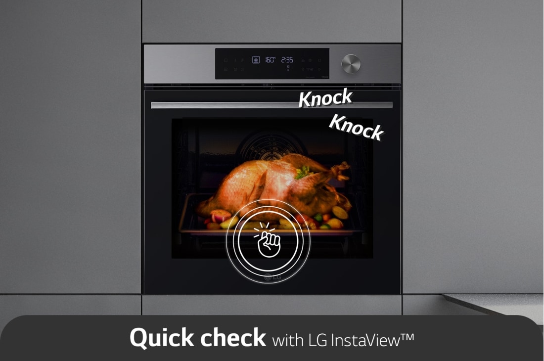 LG Εντοιχιζόμενος Φούρνος InstaView™ 76L,  Α+, Air Fry, Πυρόλυση, Δεξιά πλαϊνή όψη, WSED7612S, thumbnail 3